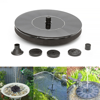 New Solar Garden Fountain Pump Solar Garden Fountains Waterfalls Power Solar Bird Fountain Powered Water Pump Birdbath Fountain